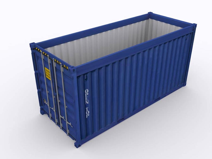 Какви са сценариите за приложение на Open Top Container?